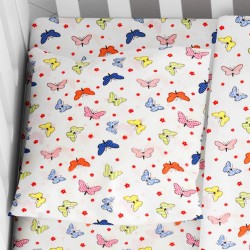Μαξιλαροθήκη Κούνιας Butterfly 49 Rotary Print Cotton Dimcol (35x45) 1Τεμ