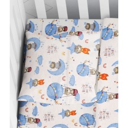 Μαξιλαροθήκη Κούνιας Reach The Stars 191 Sky Blue Cotton Dimcol (35x45) 1Τεμ