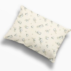 Μαξιλαροθήκη Φανελένια Κούνιας Birds 16 Ecru Flannel Cotton Dimcol (35x45) 1Τεμ