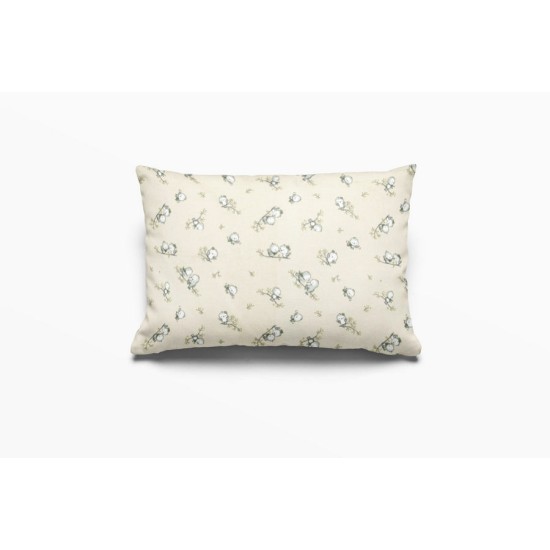 Μαξιλαροθήκη Φανελένια Κούνιας Birds 16 Ecru Flannel Cotton Dimcol (35x45) 1Τεμ