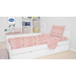 Κατωσέντονο Κούνιας Baby Bed Smile 82 Coral Cotton Dimcol (70x140+15) Με Λάστιχο 1Τεμ Κατωσέντονο Κούνιας Baby Bed Smile 82 Coral Cotton Dimcol (70x140+15) Με Λάστιχο 1Τεμ