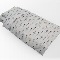 Παπλωματοθήκη Φανελένια Μονή Μπαλαρίνα 166 Green Cotton Dimcol (160x240) 1Τεμ Παπλωματοθήκη Φανελένια Μονή Μπαλαρίνα 166 Green Cotton Dimcol (160x240) 1Τεμ