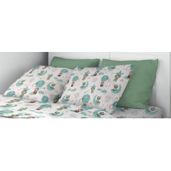 Μαξιλαροθήκη Παιδική Reach The Stars 192 Green Cotton Dimcol (50x70) 1Τεμ Μαξιλαροθήκη Παιδική Reach The Stars 192 Green Cotton Dimcol (50x70) 1Τεμ