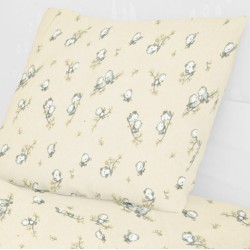 Μαξιλαροθήκη Παιδική Φανελένια Birds 16 Ecru Flannel Cotton Dimcol (50x70) 1Τεμ