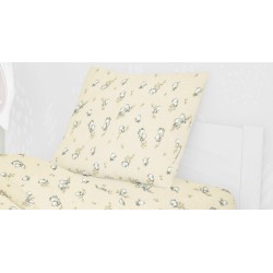 Μαξιλαροθήκη Παιδική Φανελένια Birds 16 Ecru Flannel Cotton Dimcol (50x70) 1Τεμ