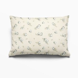 Μαξιλαροθήκη Παιδική Φανελένια Birds 16 Ecru Flannel Cotton Dimcol (50x70) 1Τεμ