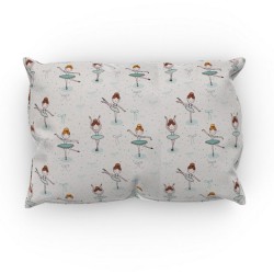 Μαξιλαροθήκη Φανελένια Μπαλαρίνα 166 Green Cotton Dimcol (50x70) 1Τεμ