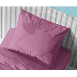 Μαξιλαροθήκη Solid 492 Lilac Cotton Dimcol (50x70) 1Τεμ