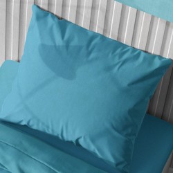 Μαξιλαροθήκη Solid 493 Turquoise Cotton Dimcol (50x70) 1Τεμ