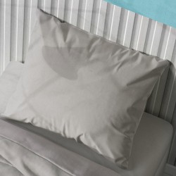 Μαξιλαροθήκη Solid 496 Elephant Cotton Dimcol (50x70) 1Τεμ