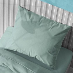 Μαξιλαροθήκη Solid 497 Aqua Cotton Dimcol (50x70) 1Τεμ
