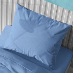 Μαξιλαροθήκη Solid 498 Sky Blue Cotton Dimcol (50x70) 1Τεμ