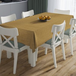 Σετ Τραπεζαρίας Αλέκιαστο Panama Mustard Dimcol 2Τεμ Τραπεζομάντηλο 140x220 , Τραβέρσα 40x220