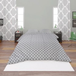 Σεντόνια Μονά Σετ Windows 135 Grey Cotton Dimcol (160x240) 3Τεμ Σεντόνια Μονά Σετ Windows 135 Grey Cotton Dimcol (160x240) 3Τεμ