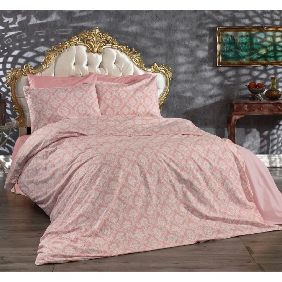 Σεντόνια Μονά Σετ Οφηλία 277 Pink Polycotton Dimcol (160x240) 3Τεμ