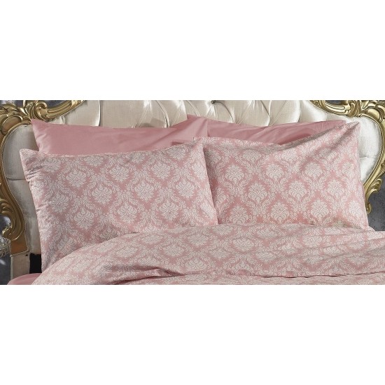 Μαξιλαροθήκη Οφηλία 277 Pink Polycotton Dimcol (50x70) 1Τεμ