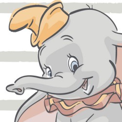 Πετσέτα Θαλάσσης Παιδική Βελουτέ Disney Dumpo 14 Digital Print Cotton Dimcol (70x140) 1Τεμ