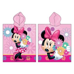 Μπουρνούζι Θαλάσσης Παιδικό Poncho Βελουτέ Disney Minnie 09 Cotton Dimcol (50x115) 1Τεμ