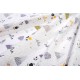 Παπλωματοθήκη Βρεφική Κούνιας Bebe Whimsical Mountainside 588 White-Grey Cotton Dimcol (120x160) 1Τεμ