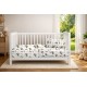 Σεντόνια Βρεφικά Κούνιας Σετ Bebe Animal Grand Prix 590 White-Olive Cotton Dimcol (120x160) 3Τεμ