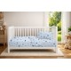 Παπλωματοθήκη Βρεφική Κούνιας Bebe Bear's Playtime 591 Sky Blue Cotton Dimcol (120x160) 1Τεμ