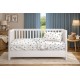 Κατωσέντονο Κούνιας Bebe Happy Safari 711 White-Sky Blue Cotton Dimcol (70x140+15) Με Λάστιχο 1Τεμ
