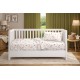 Σεντόνια Βρεφικά Κούνιας Σετ Bebe Happy Safari 712 White-Pink Cotton Dimcol (120x160) 3Τεμ
