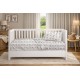 Παπλωματοθήκη Βρεφική Κούνιας Bebe Floating Bunny 715 Grey Cotton Dimcol (120x160) 1Τεμ