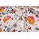 Σεντόνι Λίκνου Bebe Dinosaur 520 White-Orange Cotton Dimcol (80x110) 1Τεμ