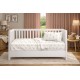 Παπλωματοθήκη Βρεφική Κούνιας Baby Newborn Bear 716 White-Beige Cotton Dimcol (120x160) 1Τεμ