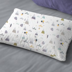 Μαξιλαροθήκη Βρεφική Κούνιας Bebe Whimsical Mountainside 588 White-Grey Cotton Dimcol (35x45) 1Τεμ Μαξιλαροθήκη Βρεφική Κούνιας Bebe Whimsical Mountainside 588 White-Grey Cotton Dimcol (35x45) 1Τεμ