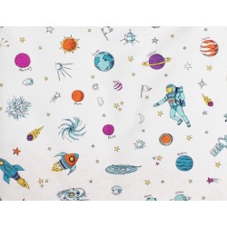 Σεντόνι Λίκνου Bebe Space 188 White Cotton Dimcol (80x110) 1Τεμ