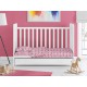 Σεντόνια Βρεφικά Κούνιας Σετ Bebe Fox 525 Pink Cotton Dimcol (120x160) 3Τεμ