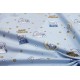 Σεντόνια Βρεφικά Κούνιας Σετ Bebe Sweet Dreams 551 Sky Blue Cotton Dimcol (120x160) 3Τεμ