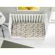 Σεντόνια Βρεφικά Κούνιας Σετ Bebe Big Cats 27 Light Olive Cotton Dimcol (120x160) 1Τεμ