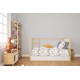 Σεντόνια Βρεφικά Κούνιας Σετ Bebe Seabirds 578 White-Grey Cotton Dimcol (120x160) 3Τεμ