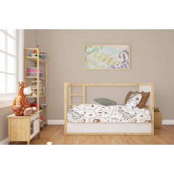 Σεντόνια Βρεφικά Κούνιας Σετ Bebe Countryside 580 White-Mint Cotton Dimcol (120x160) 3Τεμ Σεντόνια Βρεφικά Κούνιας Σετ Bebe Countryside 580 White-Mint Cotton Dimcol (120x160) 3Τεμ