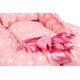 Βρεφική Φωλιά Με Μαξιλάρι Σετ Bebe Star 34 Coral Cotton Dimcol (90x110) 2Τεμ