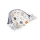 Φωλιά Ύπνου Bebe Rainbow 01 White-Grey Cotton Dimcol (85x60x15) 1Τεμ
