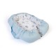 Φωλιά Ύπνου Bebe Bear's Nest 03 White-Sky Blue Cotton Dimcol (85x60x15) 1Τεμ