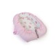 Φωλιά Ύπνου Bebe Bear's Nest 04 White-Pink Cotton Dimcol (85x60x15) 1Τεμ