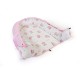 Φωλιά Ύπνου Bebe Bear's Nest 04 White-Pink Cotton Dimcol (85x60x15) 1Τεμ