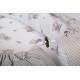 Φωλιά Ύπνου Bebe Bear's Nest 05 White-Grey Cotton Dimcol (85x60x15) 1Τεμ