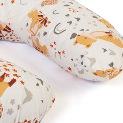 Μαξιλάρι Θηλασμού Bebe Cute Fox 02 White-Beige Cotton Dimcol (60x50x15) 1Τεμ Μαξιλάρι Θηλασμού Bebe Cute Fox 02 White-Beige Cotton Dimcol (60x50x15) 1Τεμ