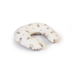 Μαξιλάρι Θηλασμού Bebe Bear's Nest 05 White-Grey Cotton Dimcol (60x50x15) 1Τεμ Μαξιλάρι Θηλασμού Bebe Bear's Nest 05 White-Grey Cotton Dimcol (60x50x15) 1Τεμ