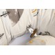 Μαξιλάρι Εγκυμοσύνης - Θηλασμού 2 Σε 1 Bebe Rainbow 01 White-Grey Cotton Dimcol (155 x 35 x 20) 1Τεμ