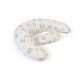 Μαξιλάρι Εγκυμοσύνης - Θηλασμού 2 Σε 1 Bebe Bear's Nest 03 White-Sky Blue Cotton Dimcol (155 x 35 x 20) 1Τεμ