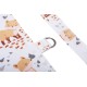 Ποδιά Θηλασμού Bebe Cute Fox 02 White-Beige Cotton Dimcol (105x70) 1Τεμ