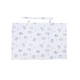 Ποδιά Θηλασμού Bebe Bear's Nest 03 White-Sky Blue Cotton Dimcol (105x70) 1Τεμ
