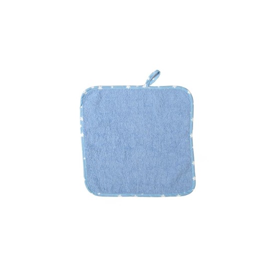 Λαβέτα 'Ωμου Bebe 02 L.Blue Cotton Dimcol (30x30) 1Τεμ